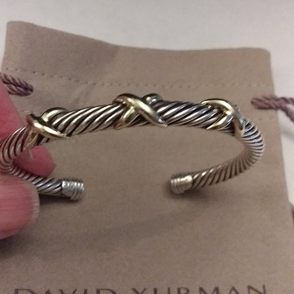 David Yurman Triple X Cable Cuff Bracelet - Picture 2 of 8